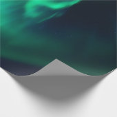 Schöne Nordlichter Geschenkpapier (Ecke)