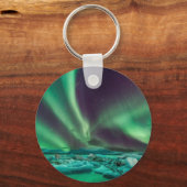 Schöne Nordlichtkette Schlüsselanhänger (Vorderseite)
