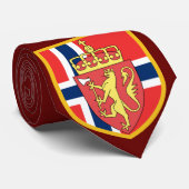 Schöne Norwegen-Flagge - Mantel-Arm Krawatte (Gerollt)