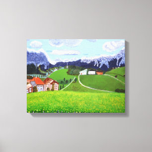 Schöne Norwegen-Leinwanddruck Leinwanddruck