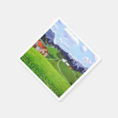 Schöne norwegische Servietten (Ecke)