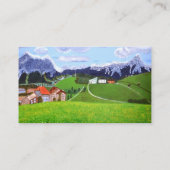 Schöne norwegische Visitenkarte (Rückseite)