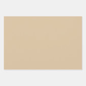 Schöne Nuance von Warmgold Geschenkpapier Set (Vorderseite 3)