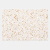 Schöne Nuance von Warmgold Geschenkpapier Set (Vorderseite 2)