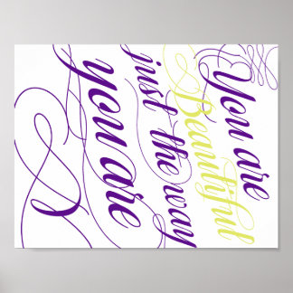 Schöne nur so wie du bist poster