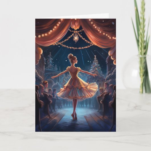 Schöne Nussknacker Winter Ballerina Weihnachten (Vorderseite)