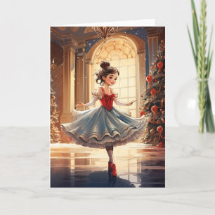 Schöne Nussknacker Winter Ballerina Weihnachten