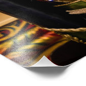 Schöne Nutcracker Abbildung Weihnachtsrahmen Fotodruck (Ecke)