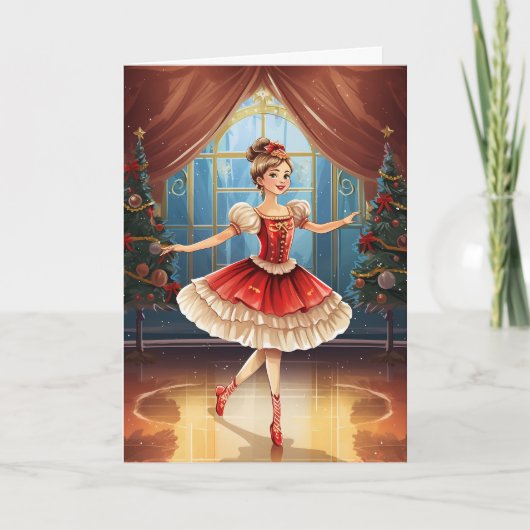 Schöne Nutcracker Suite Ballerina Weihnachten (Vorderseite)
