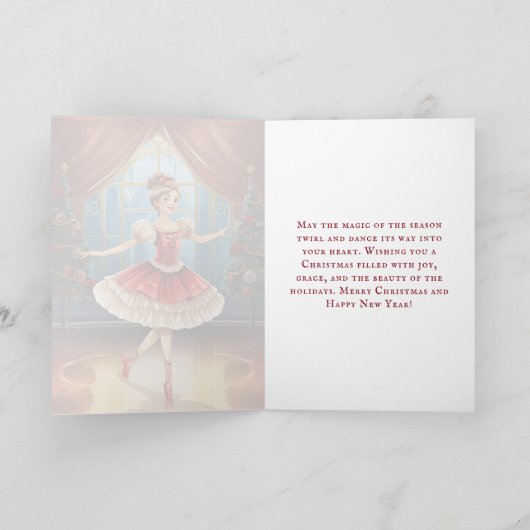 Schöne Nutcracker Suite Ballerina Weihnachten (Innenseite)