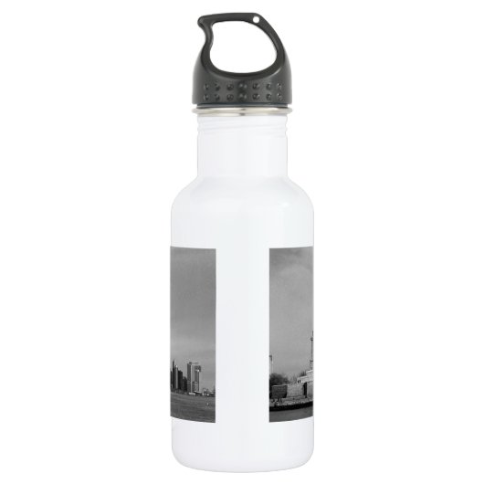 Schöne NYC Edelstahlflasche (Rückseite)