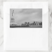 Schöne NYC Rechteckiger Aufkleber (Tasche)