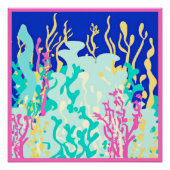 Schöne Ocean Patterns Design. Jetzt kaufen Poster (Vorderseite)