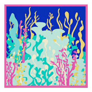 Schöne Ocean Patterns Design. Jetzt kaufen Poster