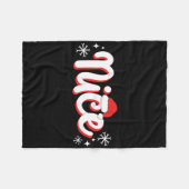 Schöne oder Böse passende Weihnachts-Paarkostüme Fleecedecke (Vorderseite (Horizontal))