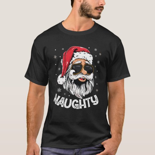 Schöne oder Böse passende Weihnachts-Paarkostüme T-Shirt (Vorderseite)