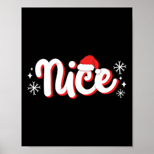 Schöne oder Böse passende Weihnachtskostüme für Pa Poster