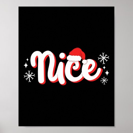 Schöne oder Böse passende Weihnachtskostüme für Pa Poster (Vorne)