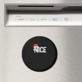 Schöne oder böse passendes Weihnachtsdesign lustig Magnet (In Situ (Geschirrspüler))