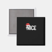 Schöne oder böse passendes Weihnachtsdesign lustig Magnet (Vorderseite/Rückseite)