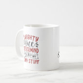 Schöne oder böse Personalisierte Kaffeetasse (Vorderseite Links)