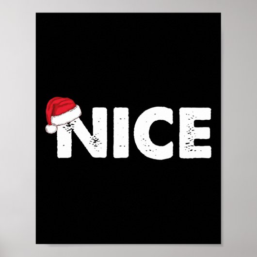 Schöne oder böse Weihnachts-Paare Poster (Vorne)