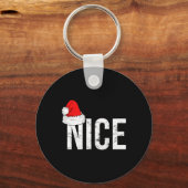 Schöne oder schöne Weihnachtsfamilie Pajamas Schlüsselanhänger (Vorderseite)