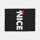 Schöne oder schöne Weihnachtszeit Fleecedecke (Vorderseite (Horizontal))