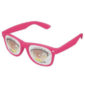Schöne offene Augen Partybrille (Schrägansicht)