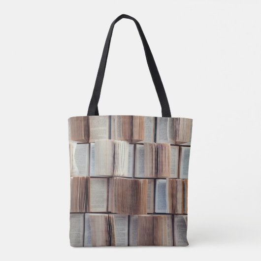 Schöne offene Bücher Tasche (Rückseite)