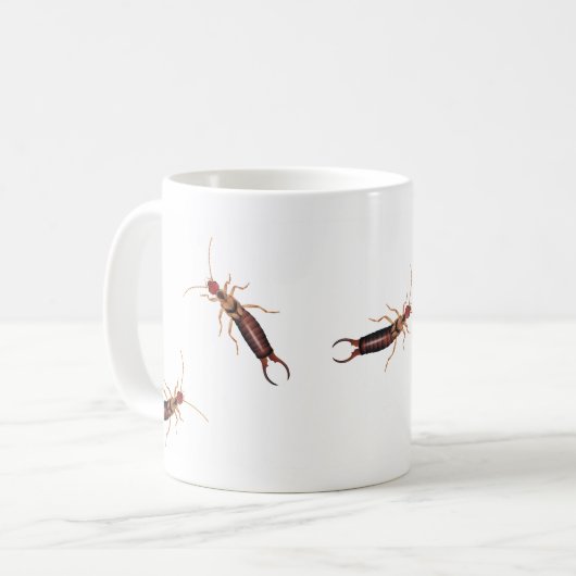 Schöne Ohrwürmer Kaffeetasse (Vorderseite Links)