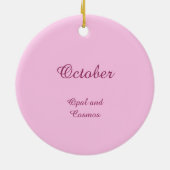 Schöne Oktoberfest im Kosmos Keramik Ornament (Hinten)