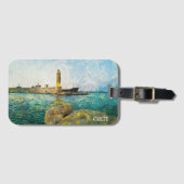 Schöne Ölgemälde auf Kreta Gepäckanhänger (Vorderseite (Horizontal))