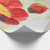 Schöne Ölgemälde mit Künstlerausrüstung Geschenkpapier (Ecke)
