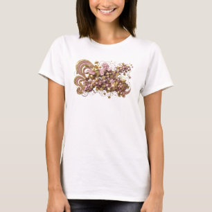 Schöne Orange ABSTRACT ART Künstlerisches Motiv T-Shirt