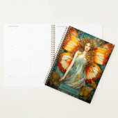 Schöne Orange Butterfly Lady personalize Planer (Anzeige)