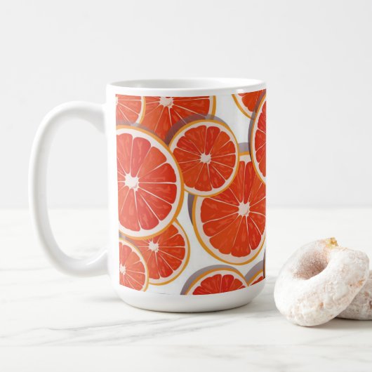 Schöne Orange Coffee Tasse! Kaffeetasse (Mit Donut)