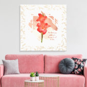 Schöne orange leinwanddruck (Insitu (Wohnzimmer))