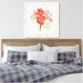 Schöne orange leinwanddruck (Insitu (Schlafzimmer))