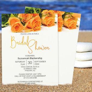 Schöne Orange Rose Bouquet Vorlage