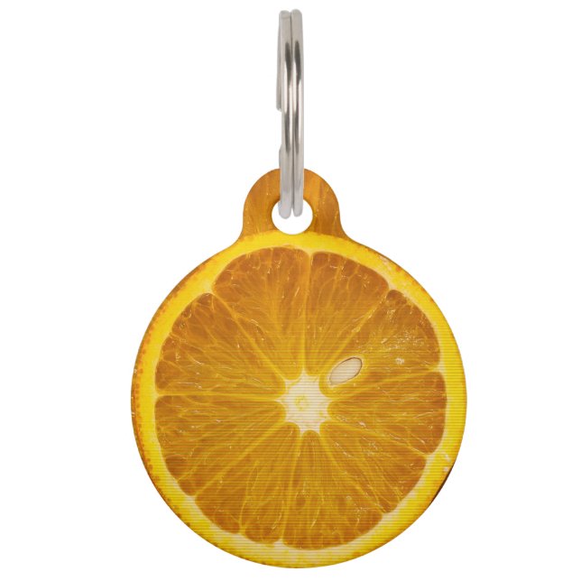 SCHÖNE ORANGE SLICE HAUSTIERMARKE (Vorderseite)