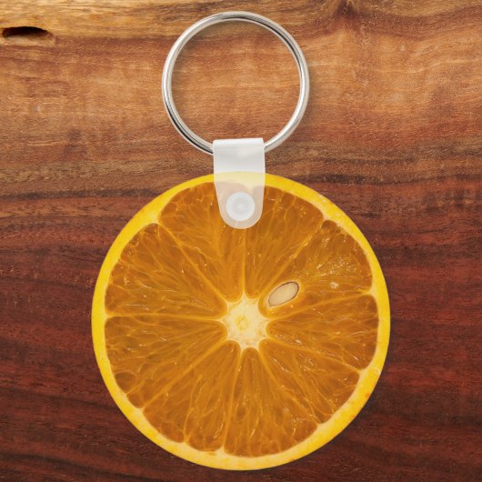 SCHÖNE ORANGE SLICE KERING SCHLÜSSELANHÄNGER (Vorderseite)