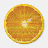 SCHÖNE ORANGE SLICE MAGNET (Vorne)