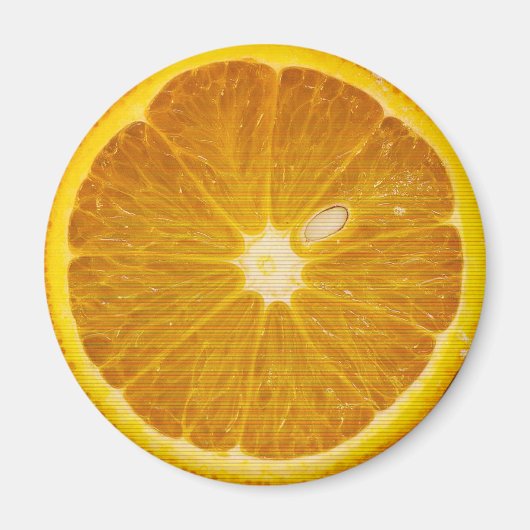 SCHÖNE ORANGE SLICE MAGNET (Vorne)