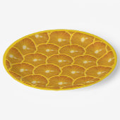 SCHÖNE ORANGE SLICE PAPPTELLER (Schrägansicht)