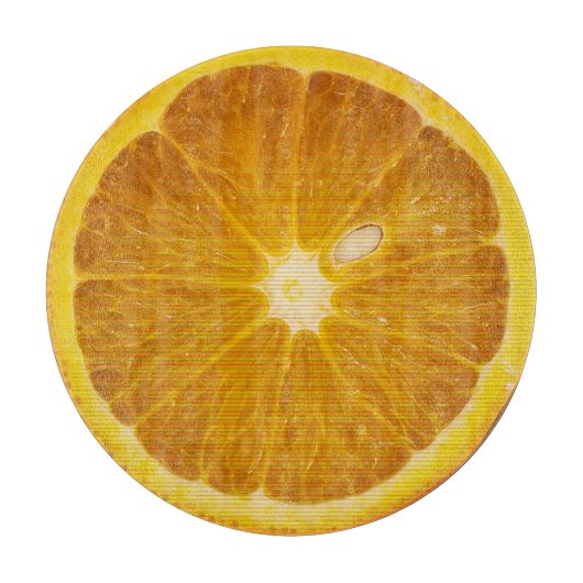 SCHÖNE ORANGE SLICE SCHNEIDEBRETT (Vorderseite)