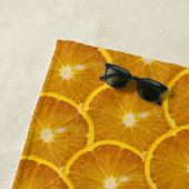 SCHÖNE ORANGE SLICE STRANDTUCH (Beispiel)