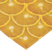 SCHÖNE ORANGE SLICE TISCHDECKE (Schrägansicht)
