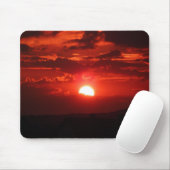 Schöne Orange und Rote Sonnenuntergänge Mousepad (Mit Mouse)