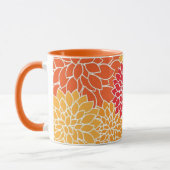 Schöne Orange und Rote Tasse (Links)